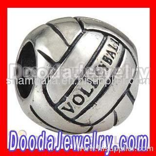 European Sports Beads European Volleyball Charm?