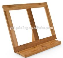 Eco Friendly cheap price Cook Book Holder Bamboo book holder/cooking book stand