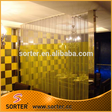 High-end Metallic shinny curtain for club