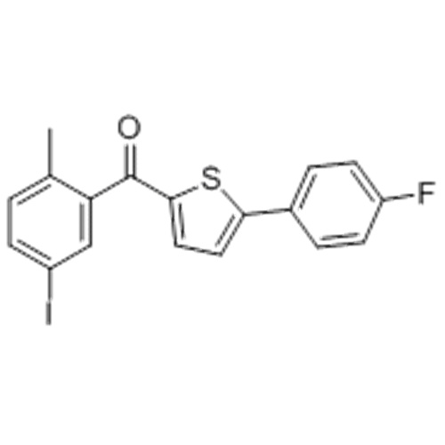 (5- (4-fluorophényl) thiophén-2-yl) (5-iodo-2-méthylphényl) méthanone CAS 1071929-08-2