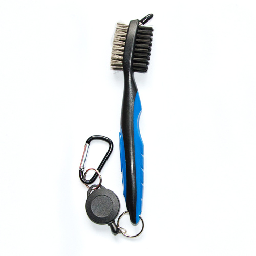 Brosse fonctionnelle et nettoyeur de rainures pour clubs de golf