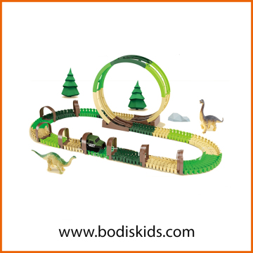 Dinosaur electric railcar 92pcs