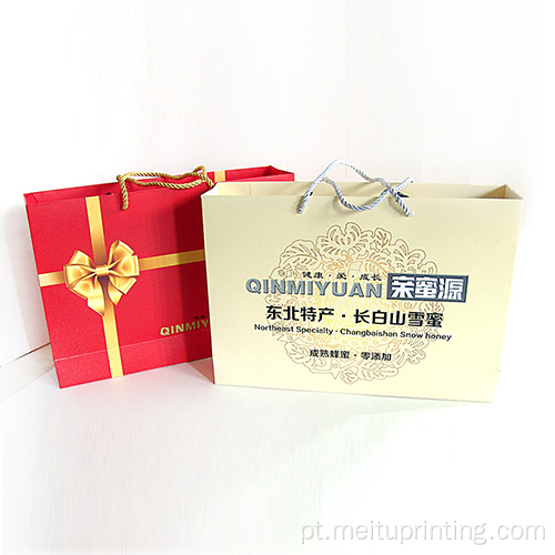 Eco Recycle Durable Gift Bag Paper Com Handle