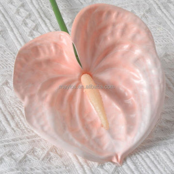 Real Touch Anthurium Plant - Maylos Artificial Flowers for Home Decoration