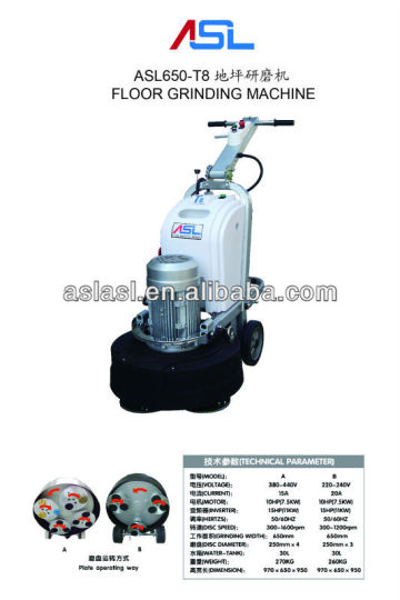 siemens motor ASL650-T8A concerte grinder floor polisher with good quality and nice looking