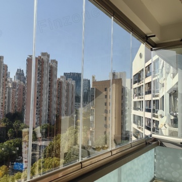 Exterior Frameless Folding Balcony Glazing System
