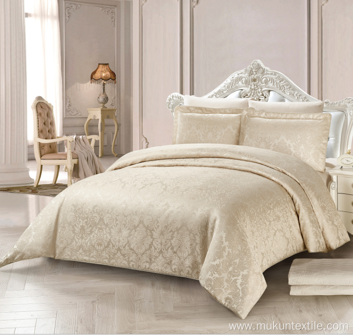 Luxury shiny wedding comforter set queen size