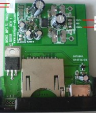 MP3 module with digital amplifier module