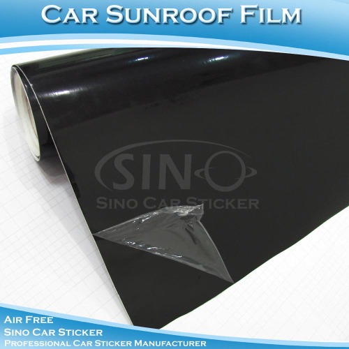 UV Proof parlak araba Sunroof kendinden yapışkanlı folyo