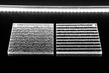 Customizable Crushed Ice Pattern Acrylic Sheet