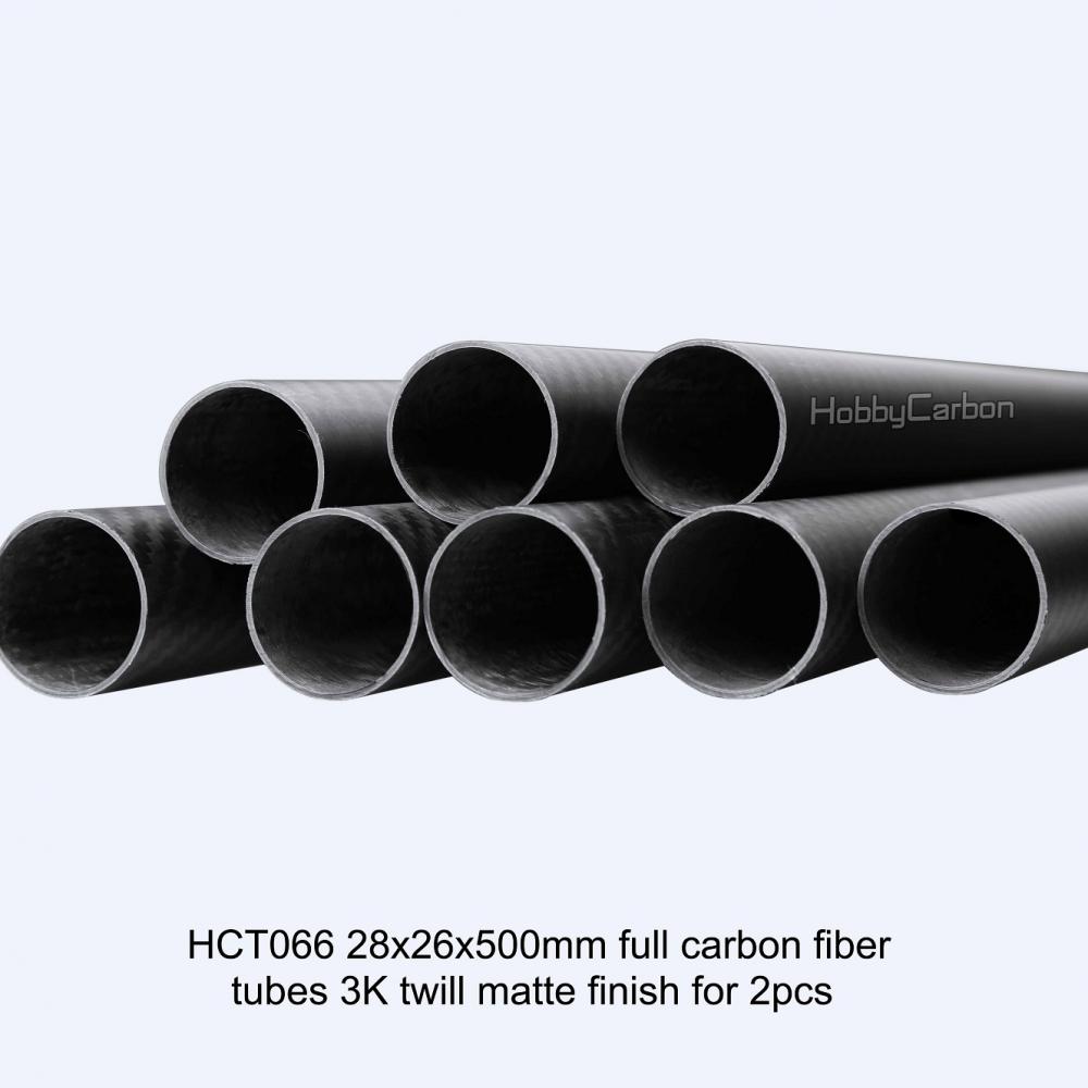 High quality large diameter 3K carbon fiber tube