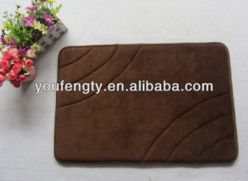 polyester washable memory foam mat