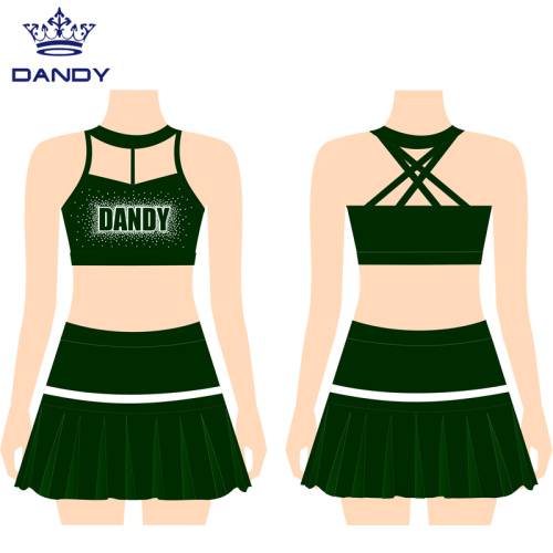 Aangepaste goedkope cheerleaders outfits