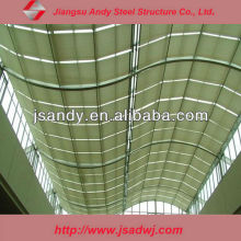 High plasticity of the High plasticity of the aluminum plate roof
