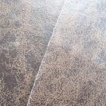 Knitted suede fabric with embroidering design for upholstery