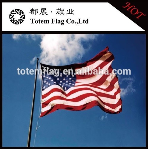 Custom Size polyester american flag , USA flag