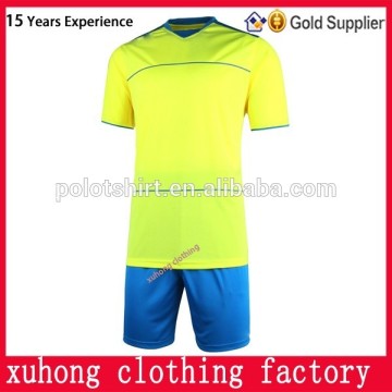 football tracksuit soccer jerseys and pants green and gold color