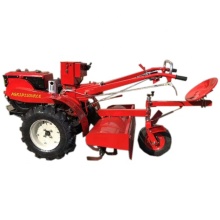 Electric Scallion Rotary Tiller - Heavy Duty Diesel Engine Power Tiller Tractor