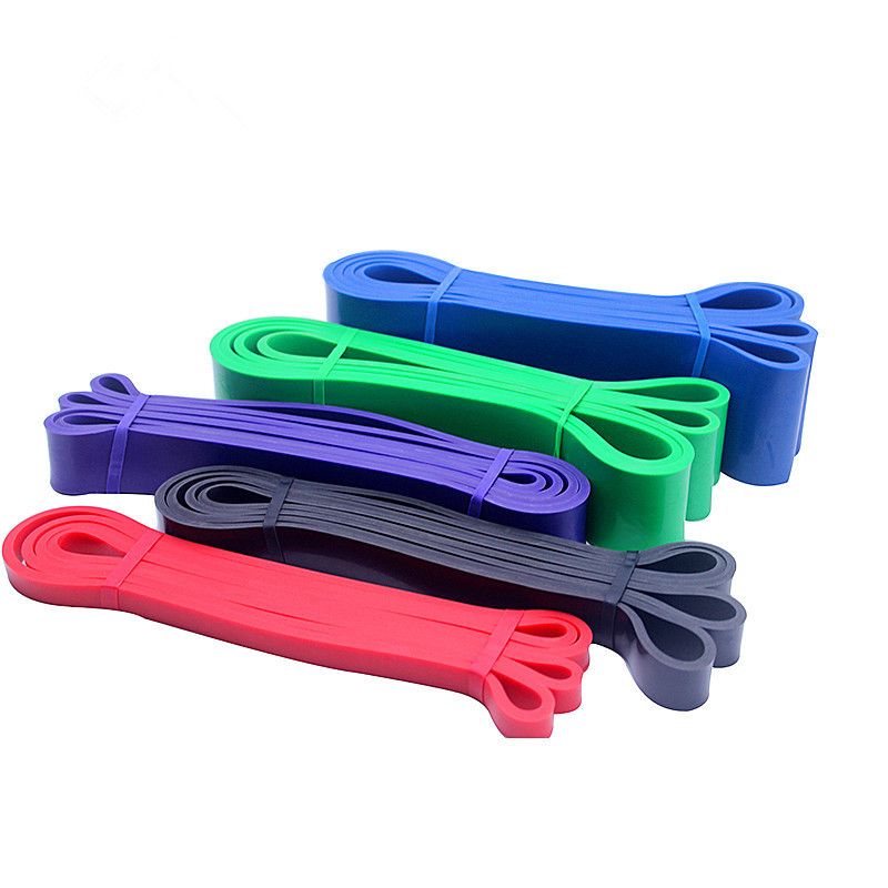 Wholesale 6mm Thickness One Layer Pull Up Assist Band Fitness Yoga Stretch Resistance Bands