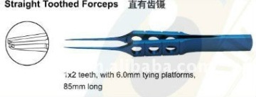 Straight Toothed Forceps