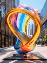 Colorful powder coating for handcrafts