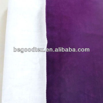 Inherently flame retardant polyester fabrics coated by suede