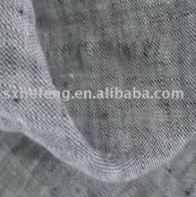17s 100%linen fabric hot sell linen yarn dyed fabric