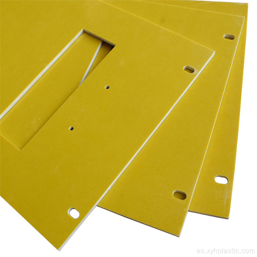 Tablero laminado de vidrio epoxi amarillo 3240