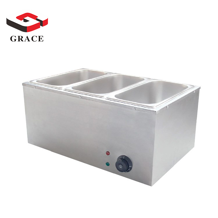 Durable Restaurant Equipment Electric 3 Container Buffet Food Warmer Bain Marie