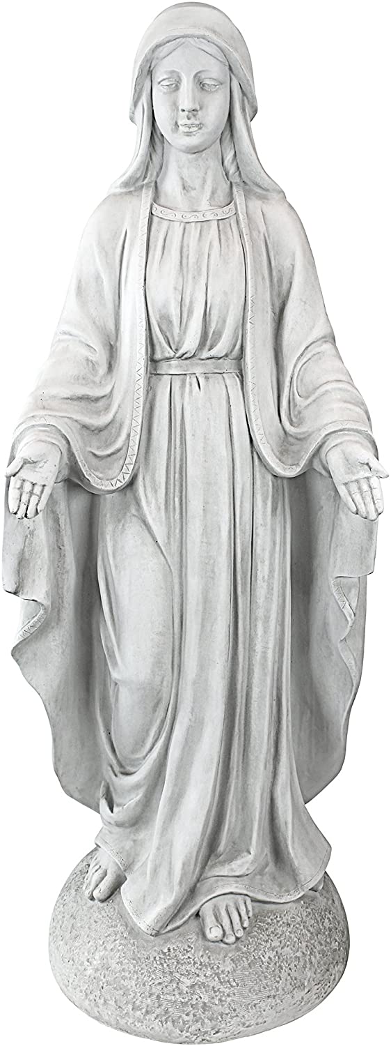 Notre Dame dini bahçe dekor heykelinden Madonna