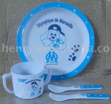 melamine 4 pcs kid set