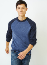 Men Montclair Raglan Crew Sweater