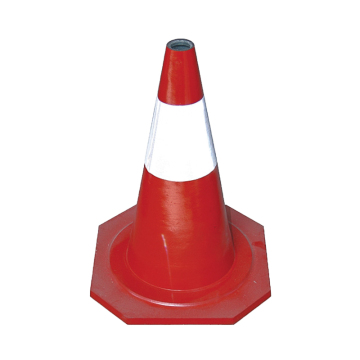 50cm reflective rubber traffic cones