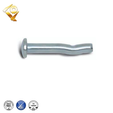 zinc plated grade 8.2 carbon steel mushroom head spike-drive anchors