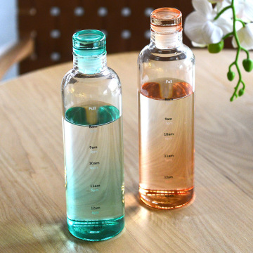500ml High borosilicate glass water bottles bulk