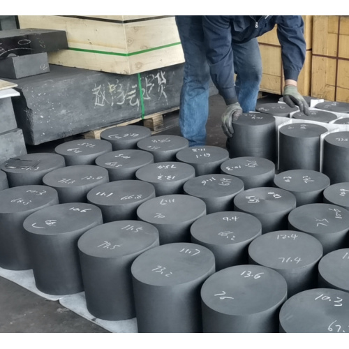 Matériaux de bloc de graphite rond à grains moyens vibrés