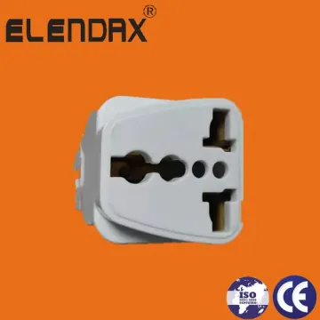 Universal 2-Pin Socket Plug Adapter