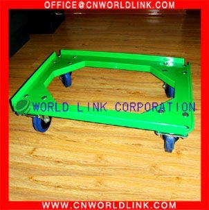 4 Wheels Crate Plastic Roller Dolly