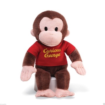 soft monkey stuffed animal , soft stuffed plush monkey animal