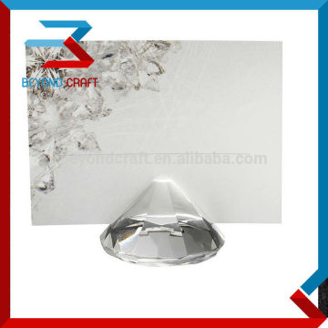 wedding table crystal place card holders