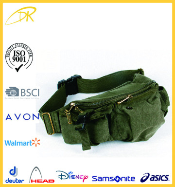 China wholesale canvas waist bag, custom waist bag, waist bag for men