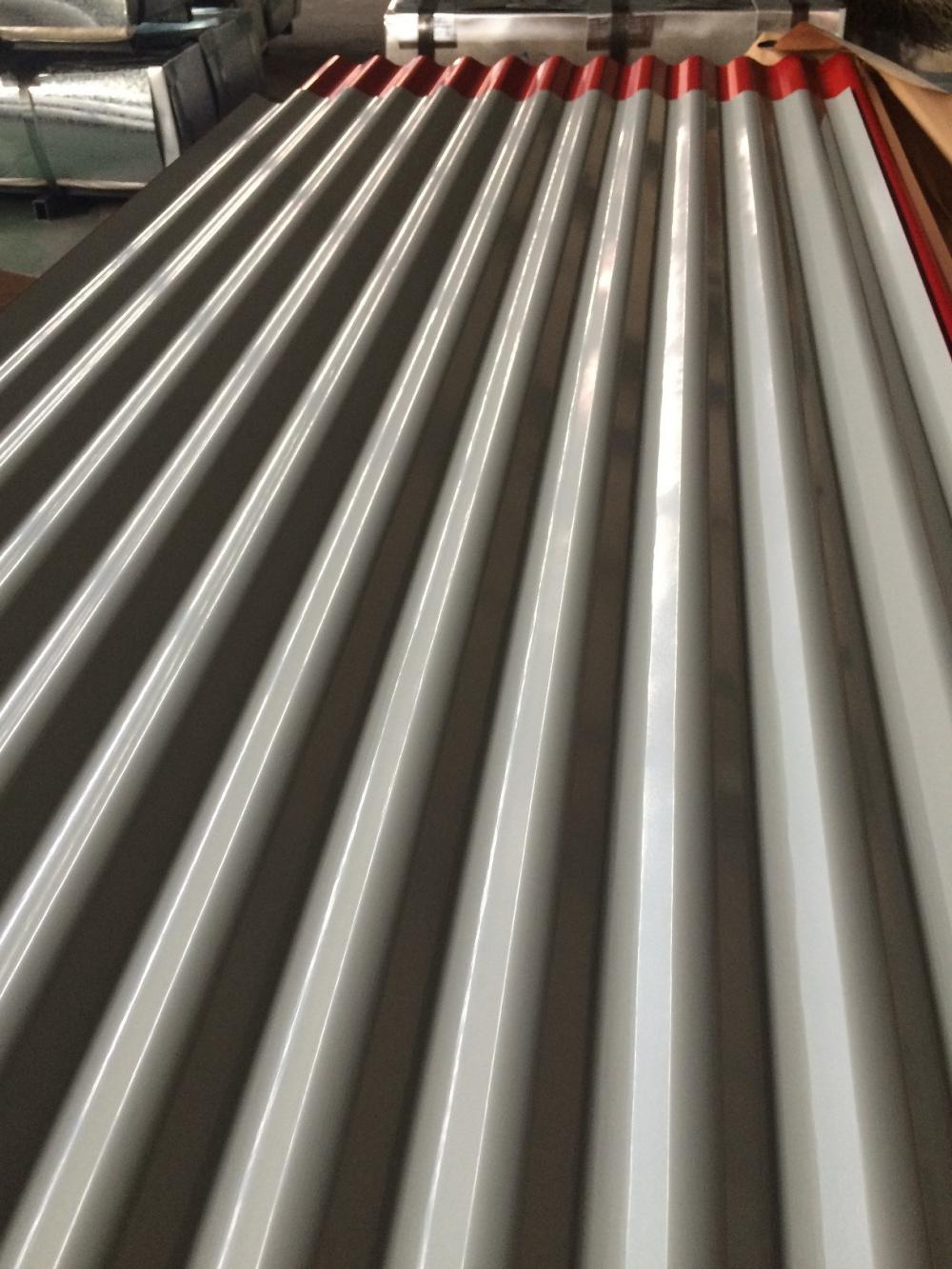 Colored Coated Corrugated Metal Roofing