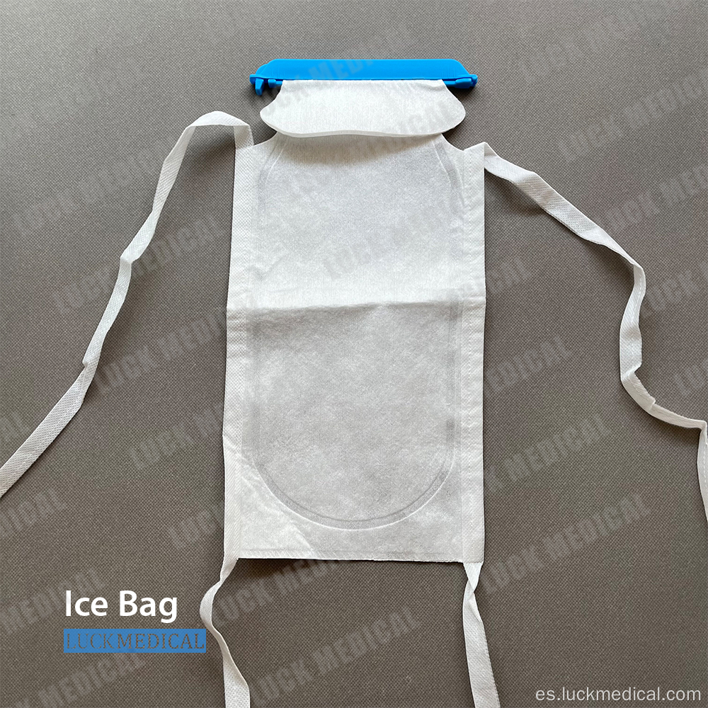 Bolsa de hielo de relleno para enfriar lesiones