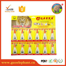 Transparent CA Glue/Super Glue for Porous and Acidic Surface