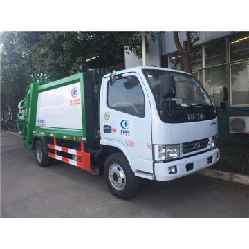 Camion de compacteur de déchets de recyclage de rouleau de chargement arrière 3cbm