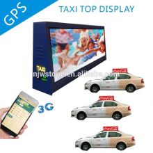 top vision waterproof stable taxi roof led display
