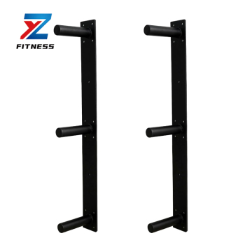 Manufacturer-Recommended Wall-Mounted Barbell Plate Storage Rack