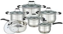 12 PCS Cookware Set with Silicone