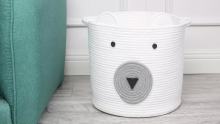 Cute Bear Decorative Functional Clothes Storage Baskets