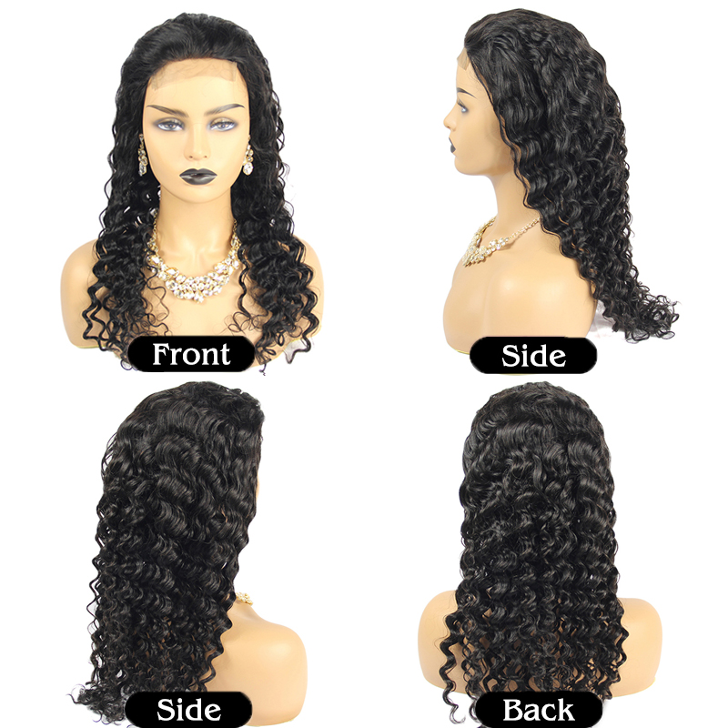 Wholesale kinky curly wigs, Brazilian curly lace front wig,lace front closure human hair wig kinky curly